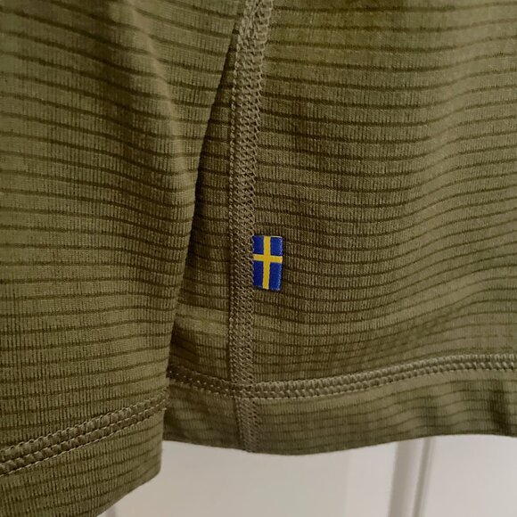 NEW Fjallraven Mens Abisko Lite Fleece Full Zip Jacket NWT L Green #86971 - Picture 11 of 15